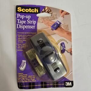 Scotch Pop-Up Tape Dispenser Wrist Bracelet One Hand Pre Cut With 2 Refills 2000